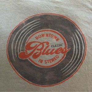 Classic Blues T-shirt in Blue size XL